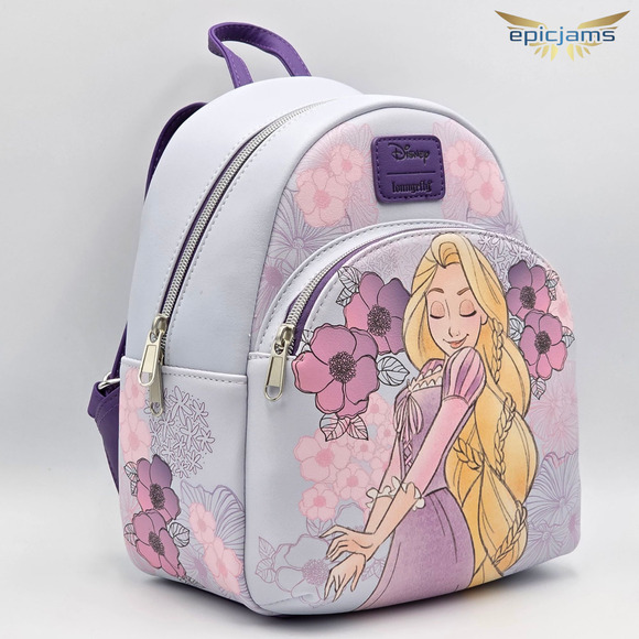 Loungefly Disney Tangled Rapunzel Pastel Flowers Mini Backpack New main image 4